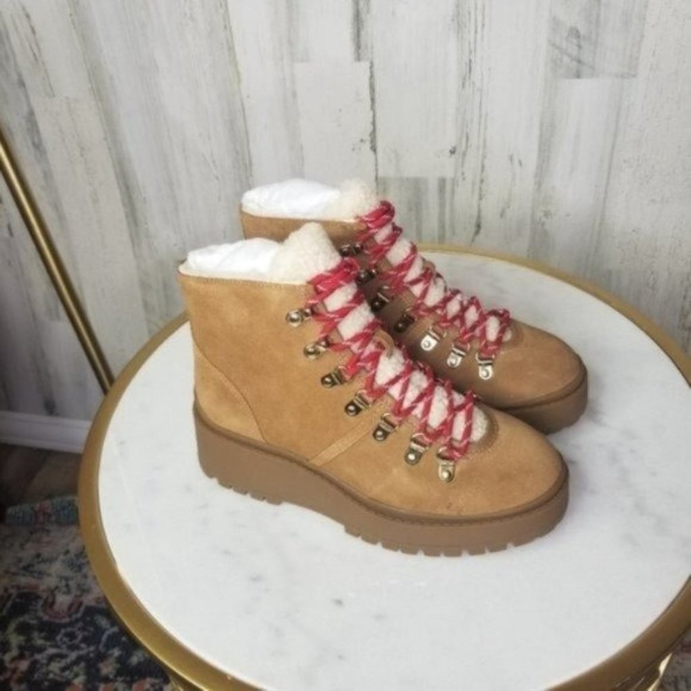 AQUA Women's Miranda Hiker Boots Suede - Picture 5 of 7